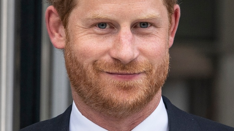 Prince Harry subtle smile