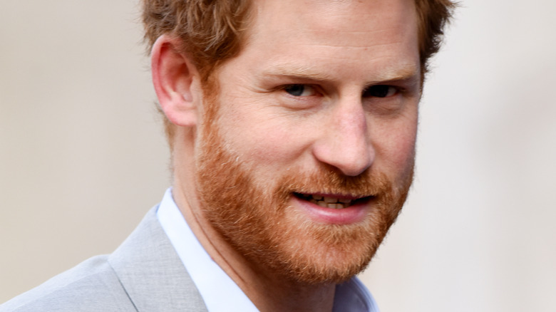 Prince Harry smiling at camera