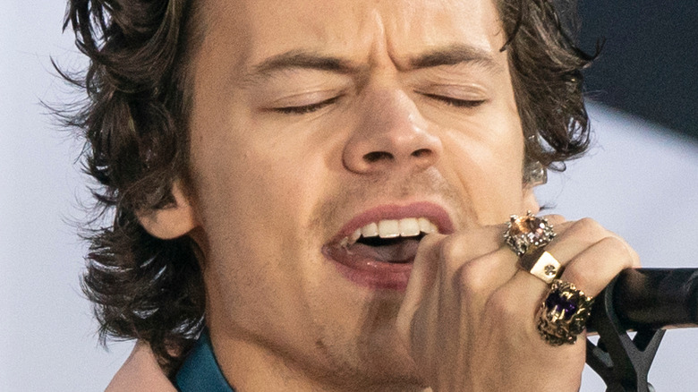 Harry Styles performing