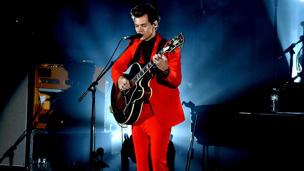 Harry Styles performing at the Hollywood Bowl in 2017