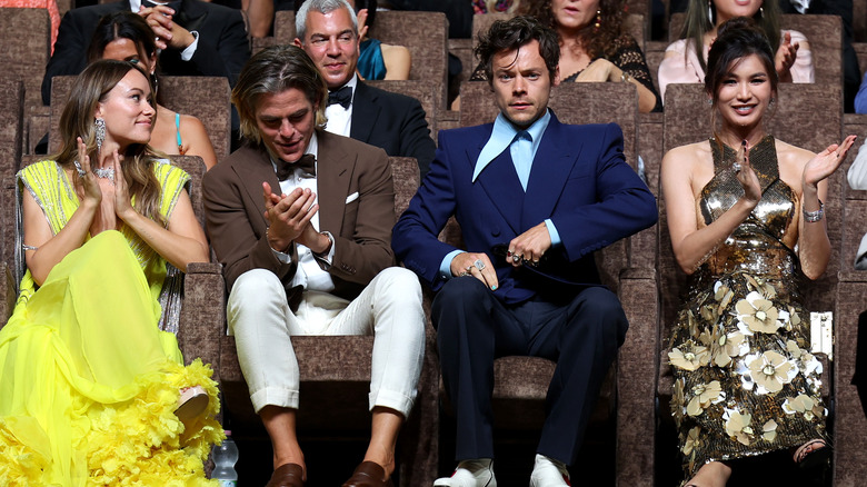 Harry Styles and Olivia Wilde at an event