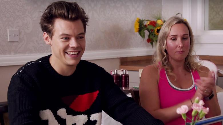 Harry Styles calling bingo game