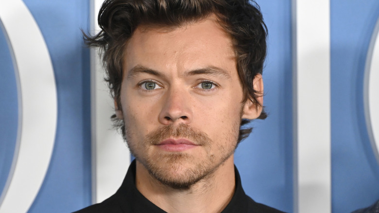 Harry Styles frowning
