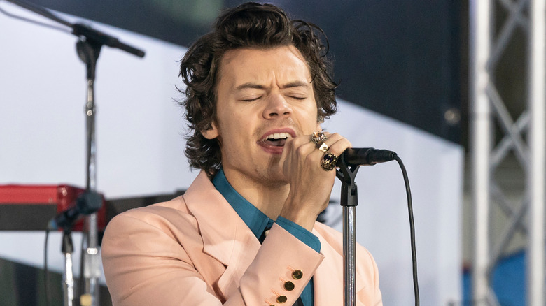 Harry Styles performing