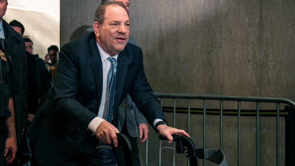 Harvey Weinstein Outside Court