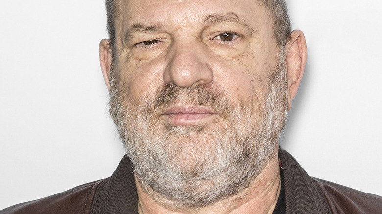 Harvey Weinstein at film screening at 2017's TriBeCa Film Festival