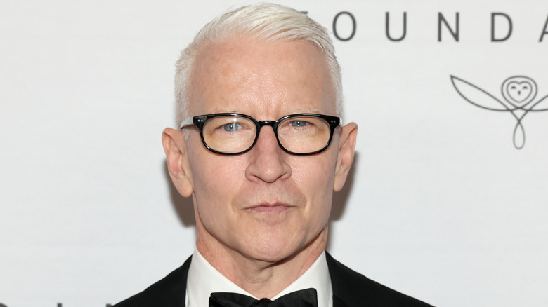 Anderson Cooper wearing glasses