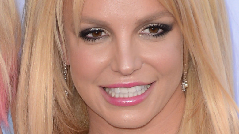 Britney Spears gold hair