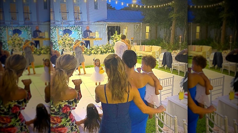Jessie James Decker attending John and Ali James wedding