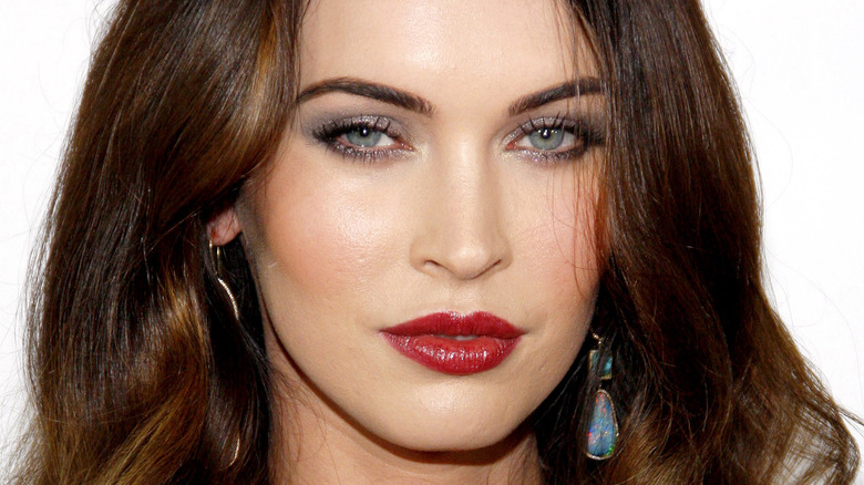 Megan Fox poses at red carpet event