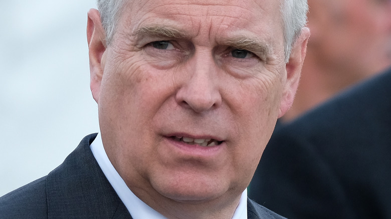 Prince Andrew looking confused