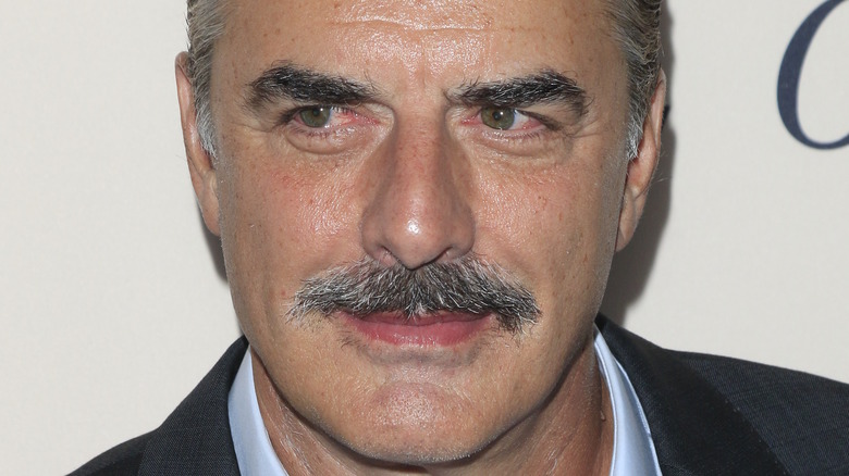 Chris Noth with mustache