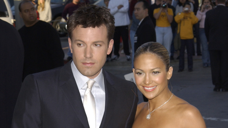 Ben Affleck and Jennifer Lopez on the red carpet