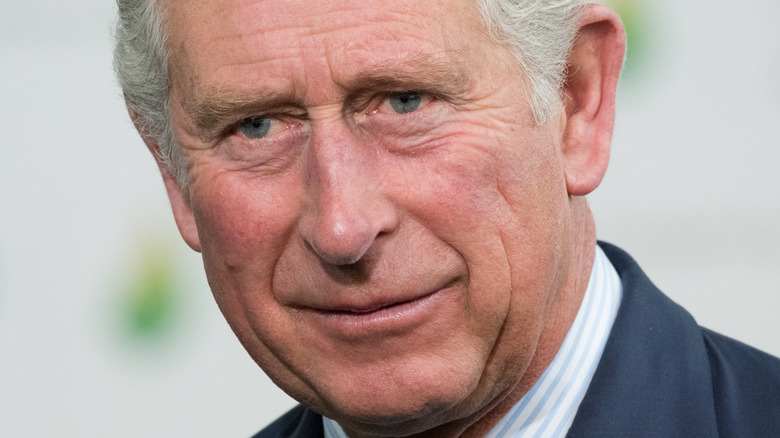 Prince Charles smirking