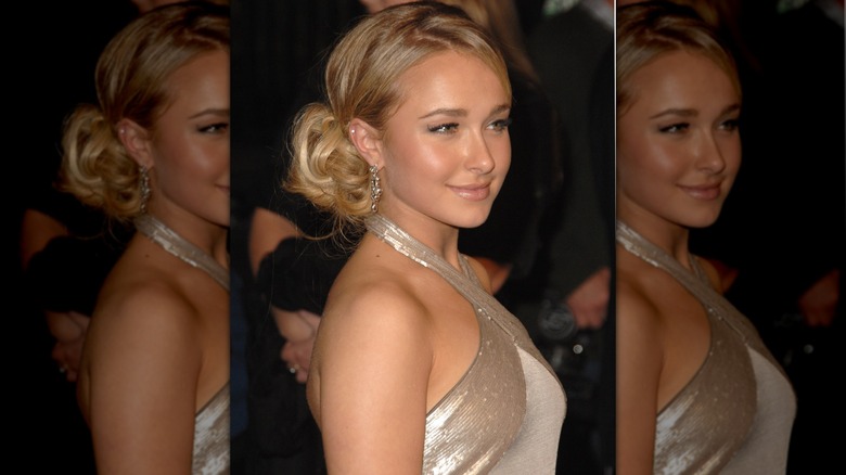 Hayden Panettiere updo Vanity Fair party 2007