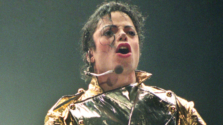 Michael Jackson performing