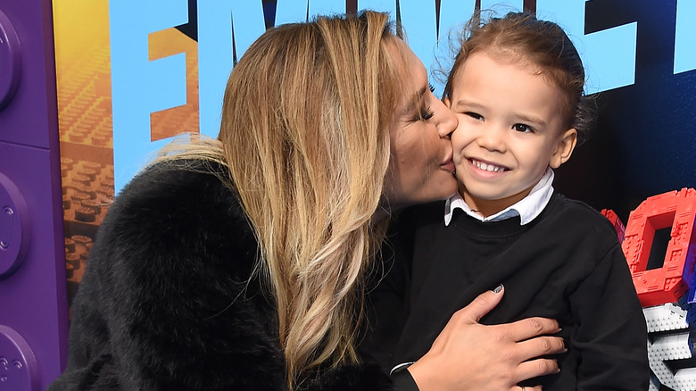 Naya Rivera kissing her son, Josey