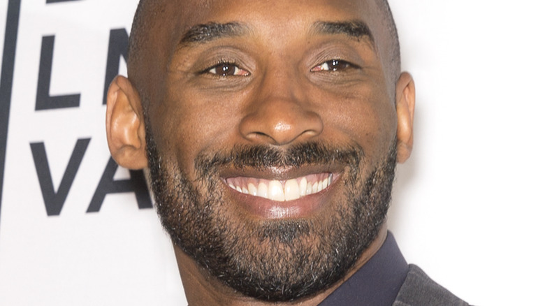 Kobe Bryant smiling