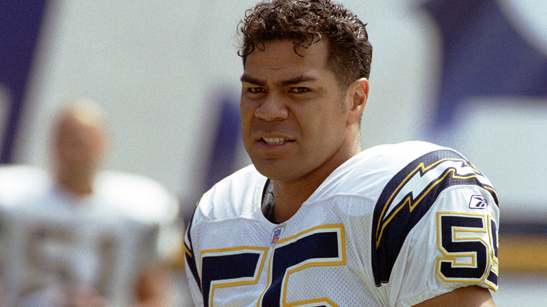 Junior Seau on the field