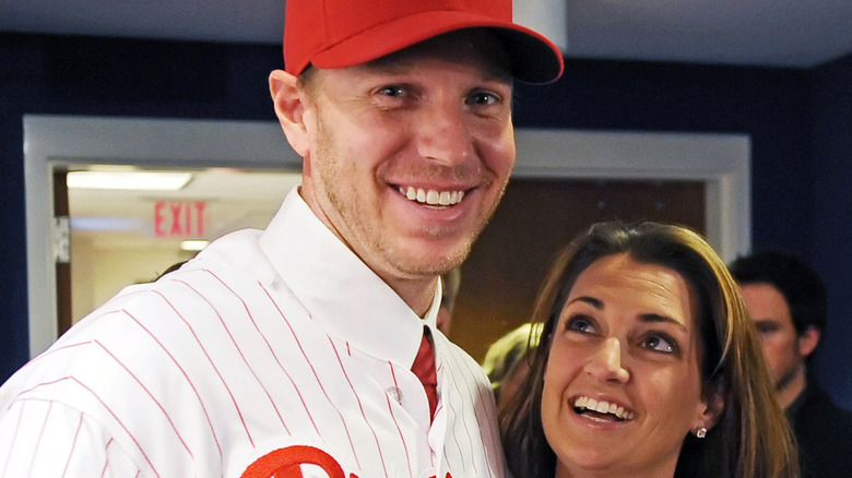 Roy Halladay and his wife Brandy