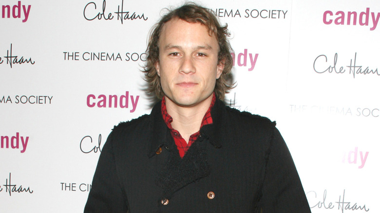 Actor Heath Ledger poses for a photo