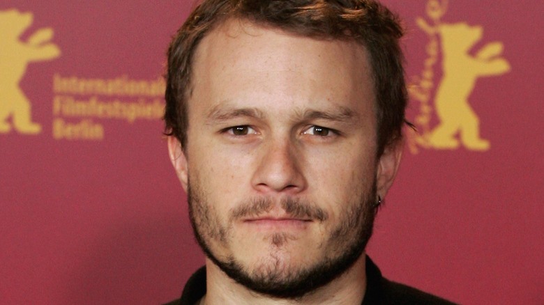Actor Heath Ledger poses for a photo