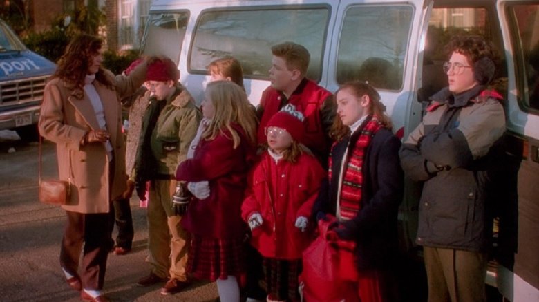 Kristin Minter as Heather McCallister with Home Alone cast