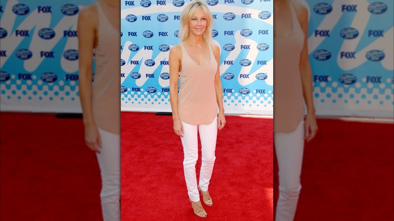 Heather Locklear on the red carpet for 'American Idol' Grand Finale in 2009.