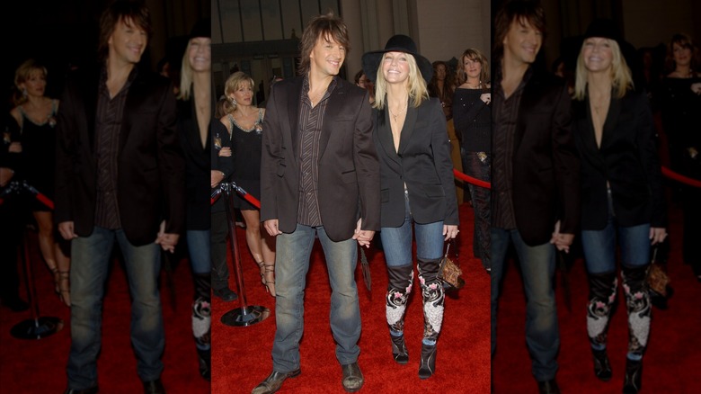 Richie Sambora and Heather Locklear during 32nd Annual American Music Award.