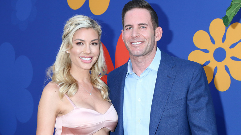 Heather Rae Young and Tarek El Moussa on the red carpet