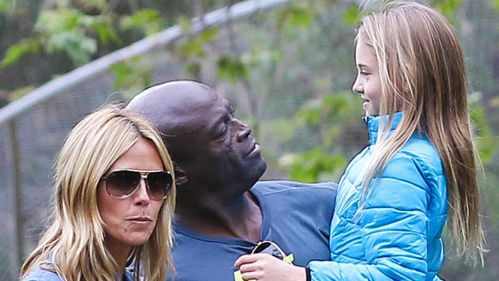 Heidi Klum, Seal, and Leni