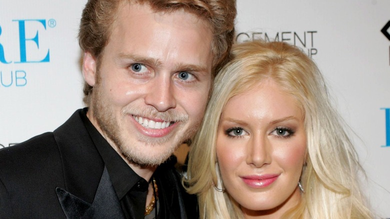 Spencer Pratt and Heidi Montag at a red carpet event