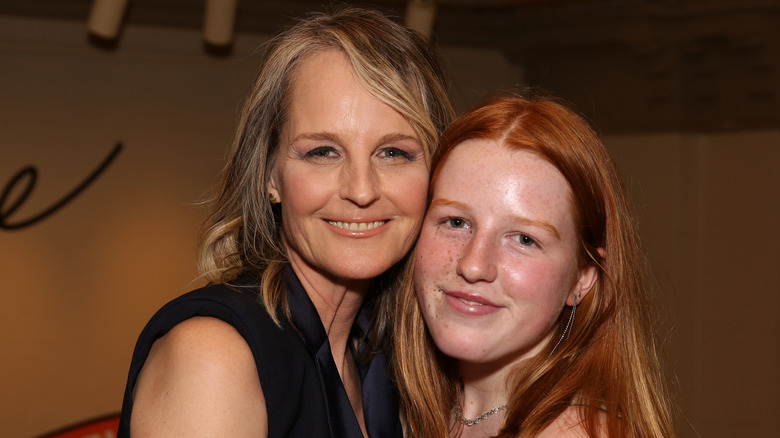 Helen Hunt and Makena Lei smiling