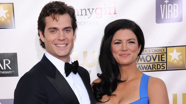 Henry Cavill and Gina Carano at the Critic's Choice Awards in 2013