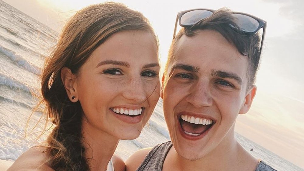 Carlin Stewart and Evan Stewart pose for a selfie on Instagram