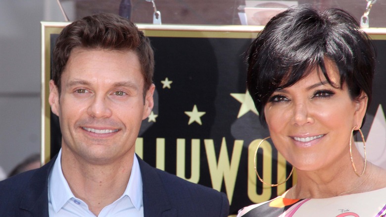 Ryan Seacrest with Kris Jenner