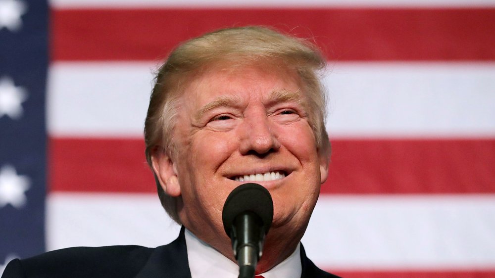 Donald Trump smiling 