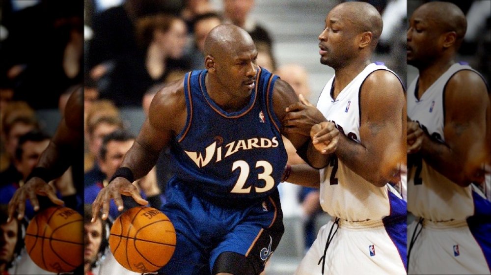 Michael Jordan and Voshon Lenard