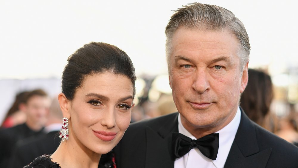 Hilaria Baldwin (L) and Alec Baldwin attend the 25th Annual Screen Actors Guild Awards