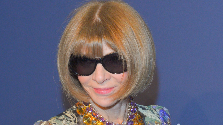 Anna Wintour smiling