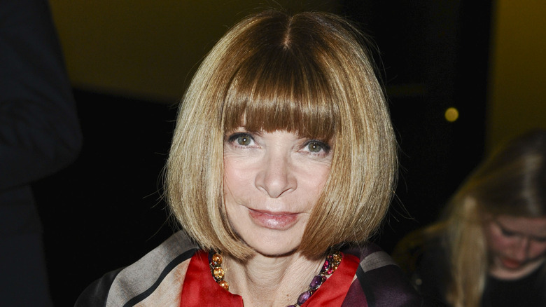 Anna Wintour smiling