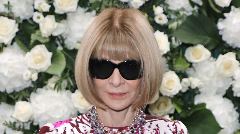 Anna Wintour posing