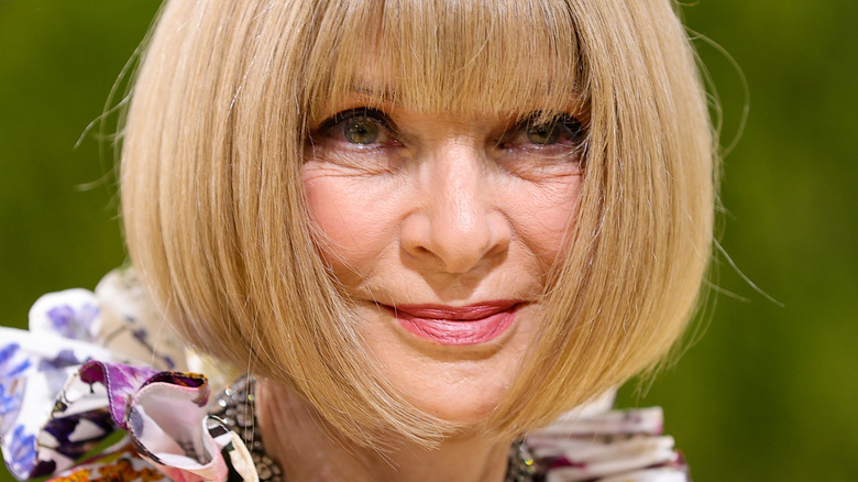 Anna Wintour smiling