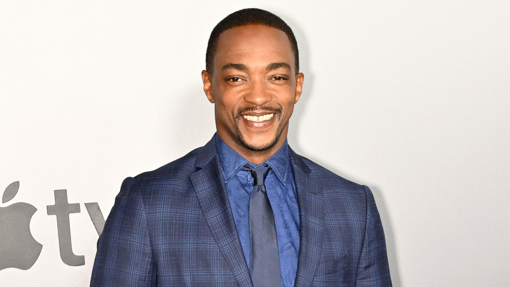 Anthony Mackie smiling