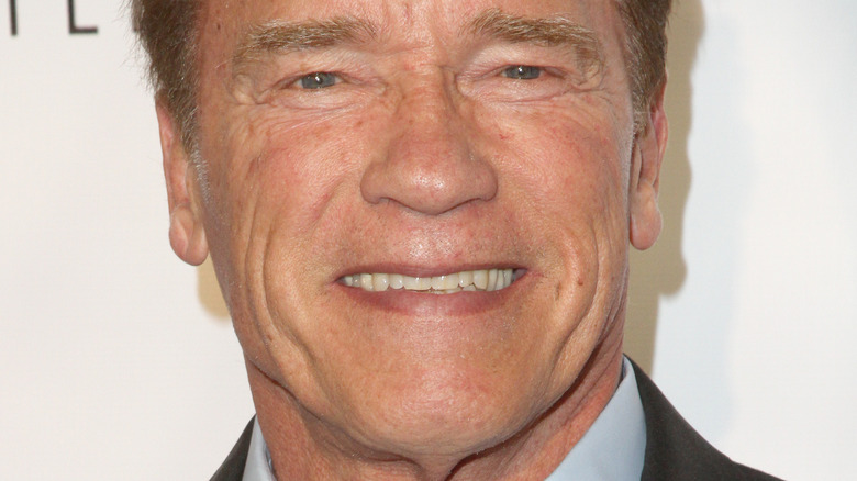 Arnold Schwarzenegger at movie screening in 2017