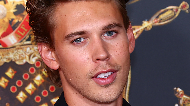 Austin Butler with head tilted