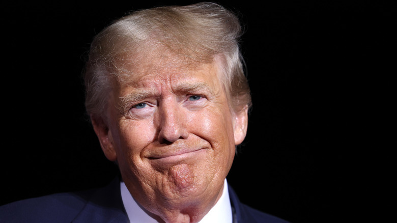 Donald Trump smiling