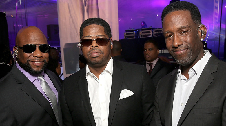 Boyz II Men wearing black