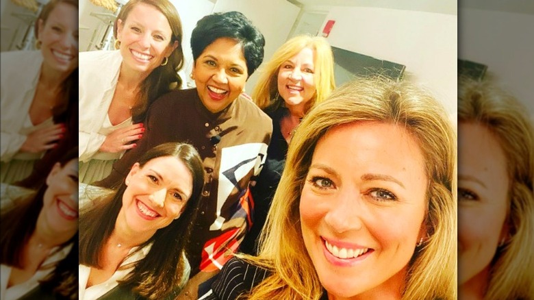 Brooke Baldwin Indra Nooyi selfie