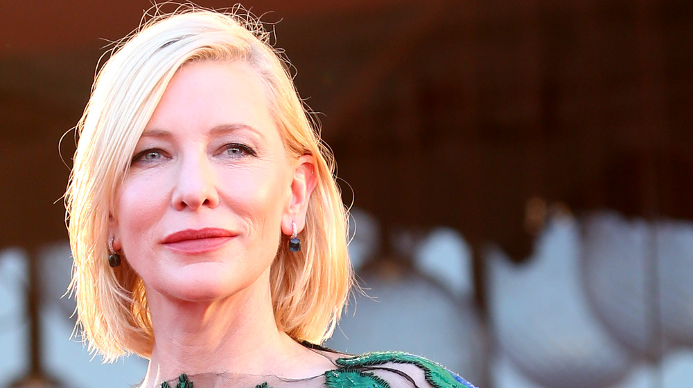 Cate Blanchett poses